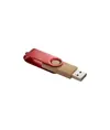 Chiavetta USB 4 Gb girevole in paglia di grano