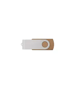 Chiavetta USB 4 Gb girevole in paglia di grano