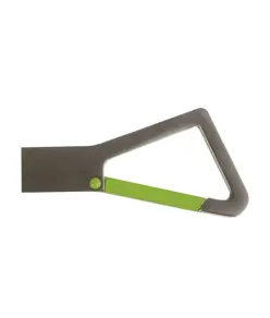 Chiavetta USB 4 Gb in metallo con moschettone. Possibilità di import su richiesta