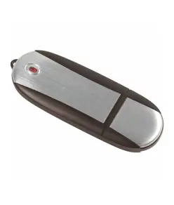 Chiavetta USB 4Gb in ABS color argento e bordi trasparenti colorati Possibilità di import