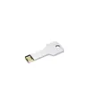 Chiavetta USB 4Gb in metallo a forma di chiave con foro per portachiavi