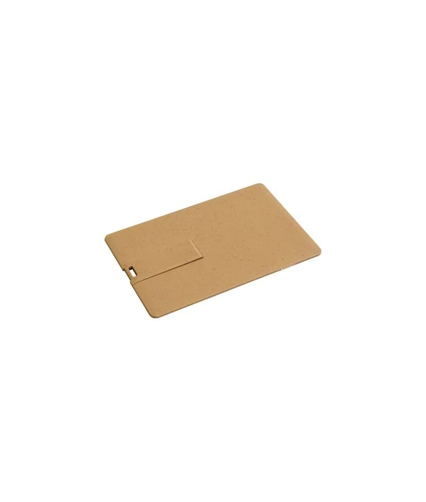 25 pezzi Chiavetta USB 8Gb a forma di tessera in paglia di grano e PP. Possibilità di import