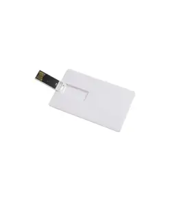 Chiavetta USB 8Gb, a forma di tessera in plastica - Possibilità di import