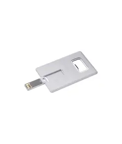 Chiavetta Usb, a forma di tessera con apribottiglie 4GB
