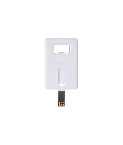 Chiavetta Usb, a forma di tessera con apribottiglie 4GB