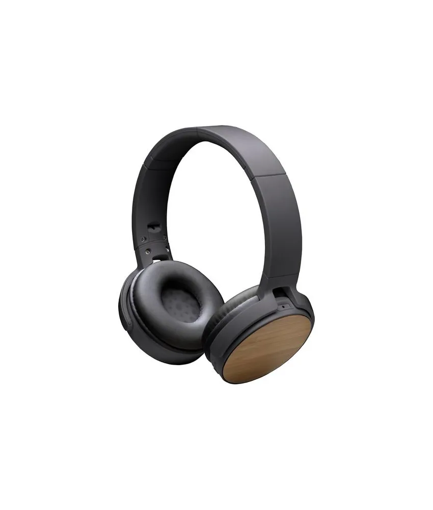 Cuffie bluetooth pieghevoli in ABS e bambù