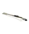 Cutter/taglierino in ABS con fermo lama, grande e 2 lame di ricambio