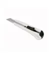Cutter/taglierino in ABS con fermo lama, grande e 2 lame di ricambio