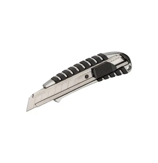 Cutter/taglierino in plastica  con fermo lama, medio