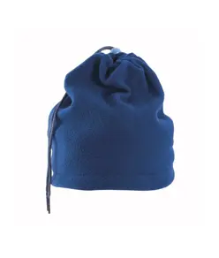 Fascia scalda-collo in polar, trasformabile in cappello regolazione con cordino