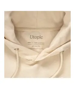 Felpa con cappuccio 100% tessuto rigenerato Utopic