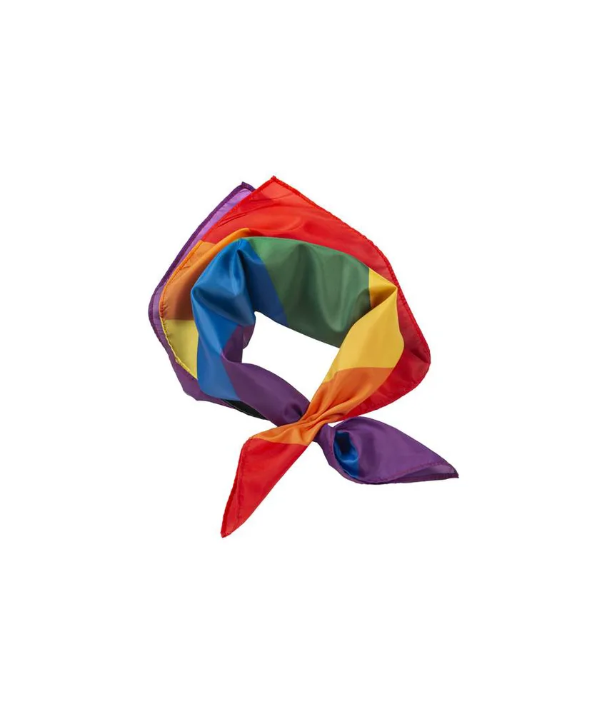 25 pezzi Foulard/bandana in poliestere 45 gr/m2 arcobaleno