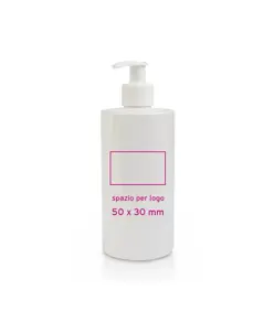 Gel detergente igienizzante mani (500 ml) con estratto di menta piperita. Made in Italy