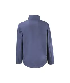 Giacca softshell con inteno in polar, due tasche laterali e chiusura con zip