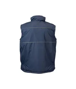 Gilet imbottito di poliestere impermeabilizzato