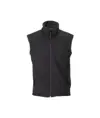 Gilet in polar, zip intera e 2 tasche laterali