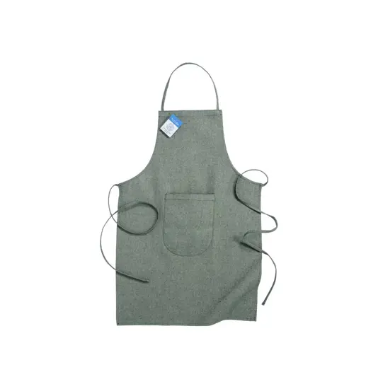 Grembiule carbon neutral in cotone riciclato 280 gr/m2