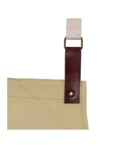 Grembiule da cucina  in cotone 280 g/m2 con 2 tasche frontali, cinghie in PU regolabili.