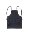Grembiule da cucina  in cotone 280 g/m2 con 2 tasche frontali, cinghie in PU regolabili.