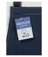 Grembiule in cotone denim riciclato  con tasca frontale