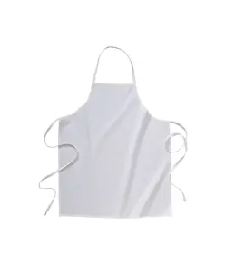 Grembiule lungo bianco 100% cotone
