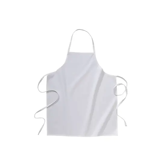 Grembiule lungo bianco 100% cotone