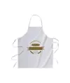 Grembiule lungo bianco 100% cotone