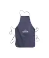 Grembiule lungo con tasca frontale