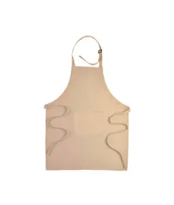Grembiule lungo con tasca frontale
