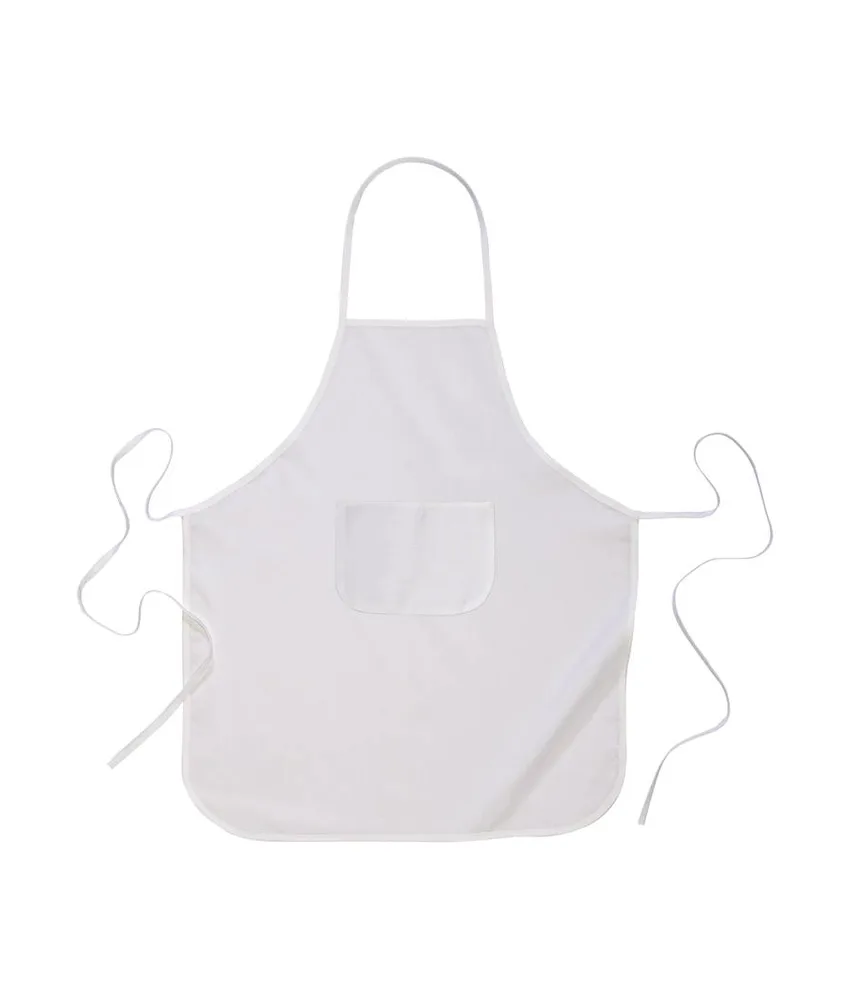 50 pezzi Grembiule lungo da cucina con tasca frontale in poliestere riciclato R-PET, 60x90 cm