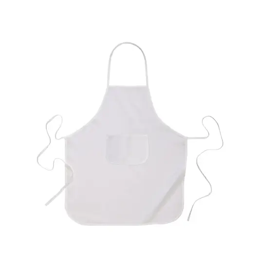 Grembiule lungo da cucina con tasca frontale in poliestere riciclato R-PET, 60x90 cm
