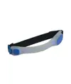 Luce di sicurezza con LED in colore BLU in plastica gommata con bracciale chiusura