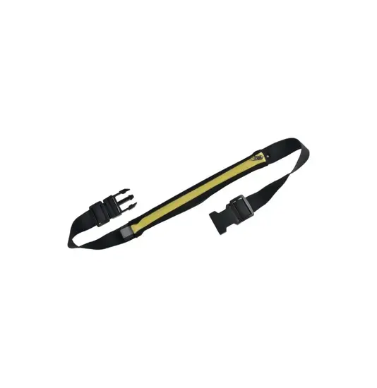Marsupio slim in tessuto elastico, 1 tasca e nastro regolabile, leggermente macchiate