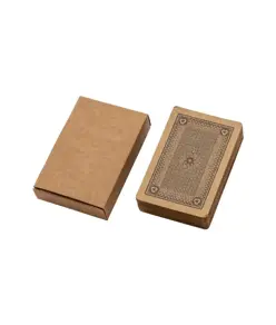 Mazzo di carte da gioco da 54 carte, in scatola singola, in carta riciclata