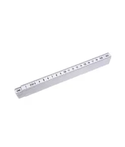 Metro pieghevole snodabile in plastica, lunghezza 2 mt con 10 maglie in PS