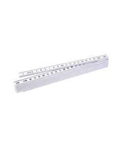 Metro pieghevole snodabile in plastica, lunghezza 2 mt con 10 maglie in PS