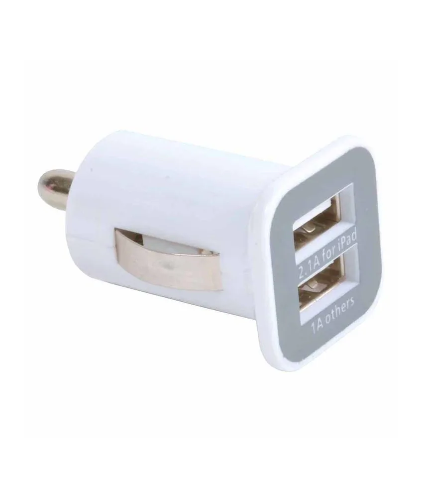 50 pezzi Micro caricabatterie USB da auto , con doppia porta USB