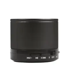 Mini altoparlante Bluetooth V 3.0 cilindrico in metallo con microfono