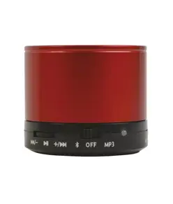 Mini altoparlante Bluetooth V 3.0 cilindrico in metallo con microfono
