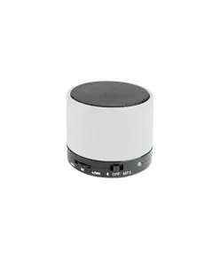 Mini altoparlante Bluetooth V 3.0 cilindrico in metallo con microfono
