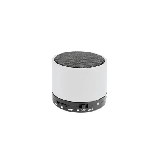 Mini altoparlante Bluetooth V 3.0 cilindrico in metallo con microfono