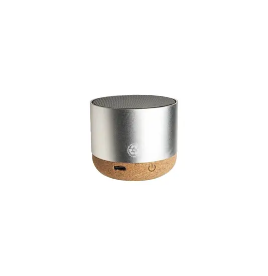 Mini altoparlante Blutooth con base in sughero