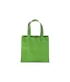 Mini shopper in TNT laminato metallizzata, manici corti e soffietto Handle
