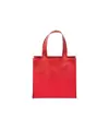 Mini shopper in TNT laminato metallizzata, manici corti e soffietto Handle