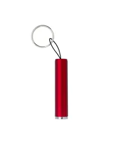 Mini torcia plastica con luce Led per incisione laser ed anello portachiavi