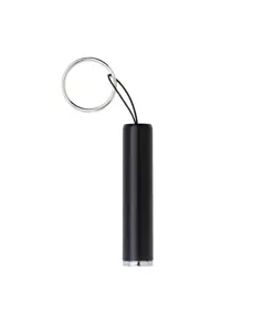 Mini torcia plastica con luce Led per incisione laser ed anello portachiavi
