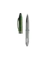 Mini-penna a sfera con luce e gommino per touch screen