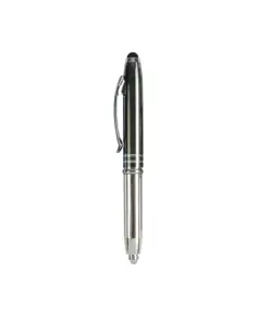 Mini-penna a sfera con luce e gommino per touch screen