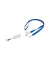 Nastro da collo con moschettone con funzione di cavo di ricarica con prese Micro-USB/Light