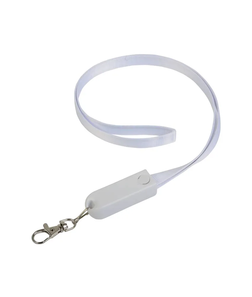 50 pezzi Nastro da collo con moschettone con funzione di cavo di ricarica con prese Micro-USB/Light